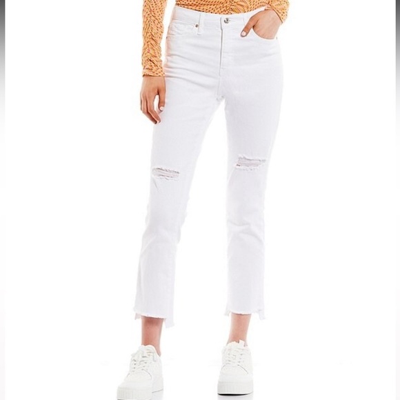 NWT Circus NY
High Rise Destructed Slim Crop Straight Jeans - Picture 1 of 11